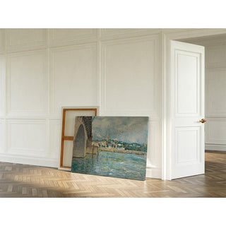 Le Pont de Saint Cloud - Alfred Sisley | Reproduction Tableau Décoration murale affiche copie