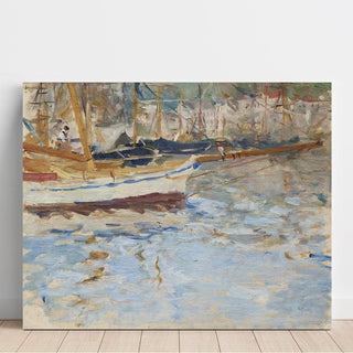 Le Port de Nice - Berthe Morisot | Reproduction Tableau Décoration murale affiche copie