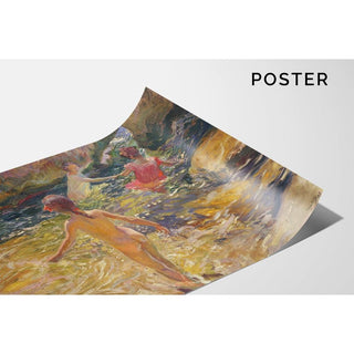 Le bain, Jávea - Joaquín Sorolla | Reproduction Tableau Décoration murale affiche copie