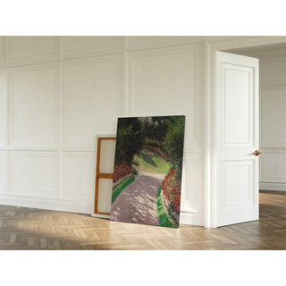 Le chemin dans le jardin - Gustave Caillebotte | Reproduction Tableau Décoration murale affiche copie
