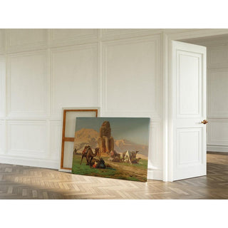 Le colosse de Memnon - Jean-Léon Gérôme | Reproduction Tableau Décoration murale affiche copie