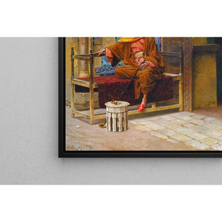 Le fumeur - Ludwig Deutsch | Reproduction Tableau Décoration murale affiche copie