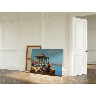 Le harem dans le kiosque - Jean-Léon Gérôme | Reproduction Tableau Décoration murale affiche copie