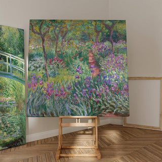 Le jardin de l'artiste à Giverny - Claude Monet | Reproduction Tableau Décoration murale affiche copie