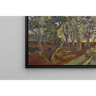 Le jardin de l'hôpital Saint-Paul - Vincent van Gogh | Reproduction Tableau Décoration murale affiche copie