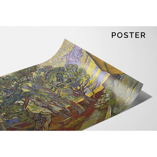 Le jardin de l'hôpital Saint-Paul - Vincent van Gogh | Reproduction Tableau Décoration murale affiche copie