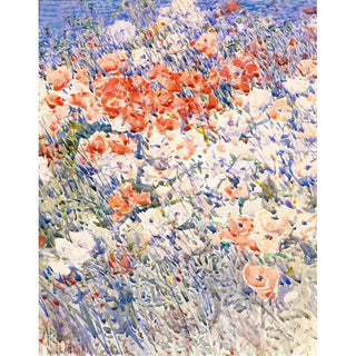 Le jardin de l'île - Childe Hassam | Reproduction Tableau Décoration murale affiche copie