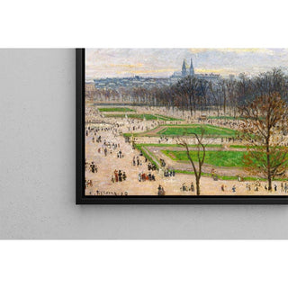 Le jardin des Tuileries un après-midi d'hiver - Camille Pissarro | Reproduction Tableau Décoration murale affiche copie