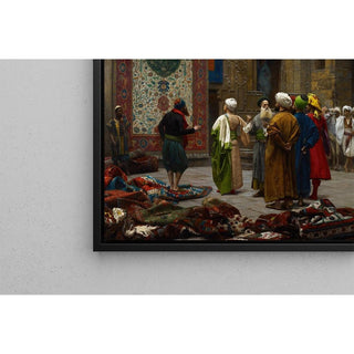 Le marchand de tapis - Jean-Léon Gérôme | Reproduction Tableau Décoration murale affiche copie