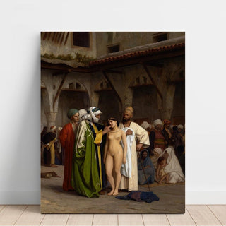 Le marché aux esclaves - Jean-Léon Gérôme | Reproduction Tableau Décoration murale affiche copie