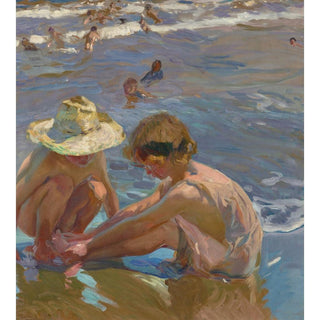 Le pied blessé - Joaquín Sorolla | Reproduction Tableau Décoration murale affiche copie