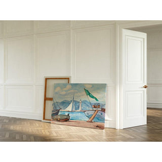 Le port de Saint-Tropez - Henri Lebasque | Reproduction Tableau Décoration murale affiche copie