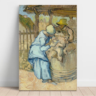 Le tondeur de moutons d'après Millet - Vincent van Gogh | Reproduction Tableau Décoration murale affiche copie
