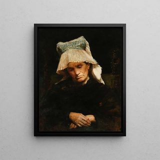 Leon Wyczkowski - Old woman in a cap.webp