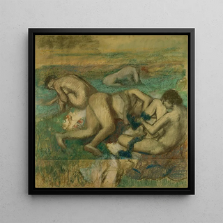 Les Baigneurs - Edgar Degas