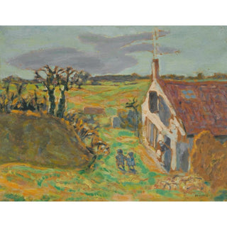 Les Deux Enfants, Vernouillet - Pierre Bonnard | Reproduction Tableau Décoration murale affiche copie