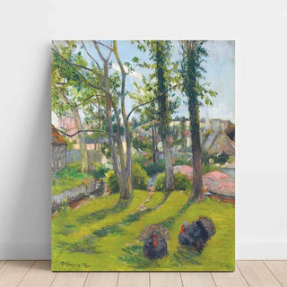 Les Dindons, Pont-Aven de Paul Gauguin | Reproduction Tableau Décoration murale affiche copie