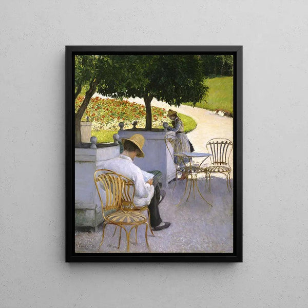 Reproduktion av målningen Les Orangers - Gustave Caillebotte