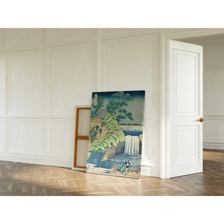 Les chutes d'Aoigaoka dans la capitale de l'Est- Katsushika Hokusai | Reproduction Tableau Décoration murale affiche copie