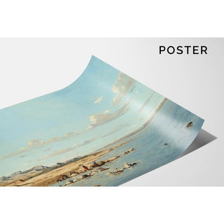 Les lavandières sur les rives de la Durance - Paul Gauguin | Reproduction Tableau Décoration murale affiche copie