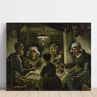 Les mangeurs de pommes de terre - Vincent Van Gogh | Reproduction Tableau Décoration murale affiche copie