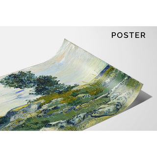 Les rochers - Vincent van Gogh | Reproduction Tableau Décoration murale affiche copie