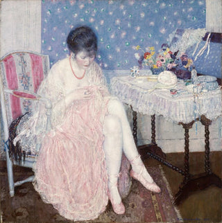Lingerie déchirée - Frederick Carl Frieseke