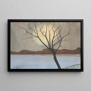 Lon Spilliaert - Landschap met boom op het voorplan.webp