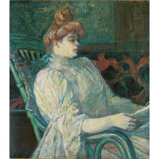 Madame Marthe X - Bordeaux - Henri de Toulouse-Lautrec | Reproduction Tableau Décoration murale affiche copie