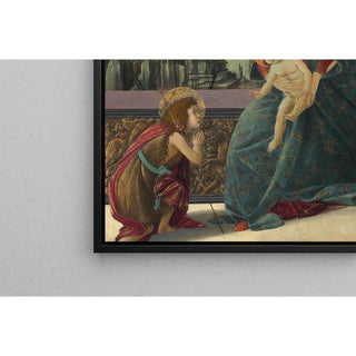 Madone et Enfant avec le jeune Saint Jean-Baptiste - Sandro Botticelli | Reproduction Tableau Décoration murale affiche copie