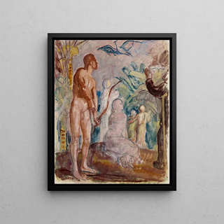 Magnus Enckell - Bird of Paradise sketch.webp