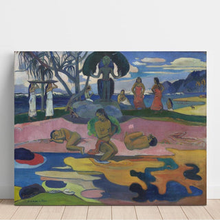 Mahana no atua, Jour du seigneur - Paul Gauguin | Reproduction Tableau Décoration murale affiche copie