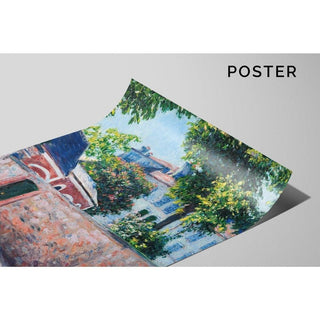 Maisons à Argenteuil - Gustave Caillebotte | Reproduction Tableau Décoration murale affiche copie