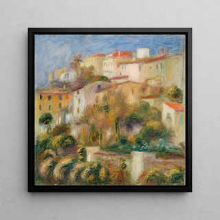 PierreAuguste Renoir - Houses on a Hill Groupe de maisons sur un coteau.webp