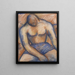 Mark Gertler - seated boxer.webp