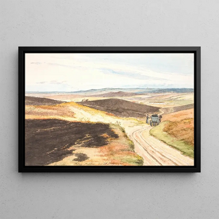 Martinus Rrbye - Hulvej i Tolne bakker Vendsyssel 21 maj 1833.webp