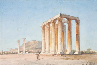 Martinus Rrbye - The Temple of Zeus.webp