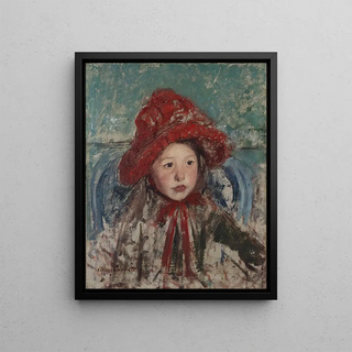 Mary Cassatt - Little Girl in a Large Red Hat.webp