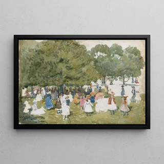 Maurice Prendergast - Pedestrians in a Park.webp