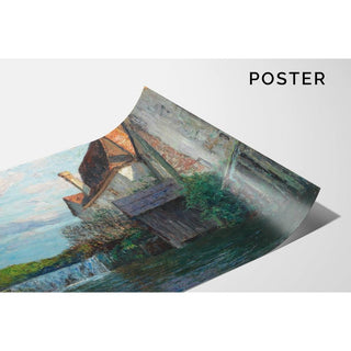 Motif d'une aciérie styrienne - Alfred Zoff | Reproduction Tableau Décoration murale affiche copie