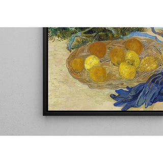 Nature morte d'oranges et de citrons avec des gants bleus - Vincent van Gogh | Reproduction Tableau Décoration murale affiche copie