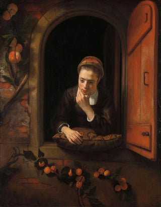Nicolaes Maes - The Daydreamer.webp