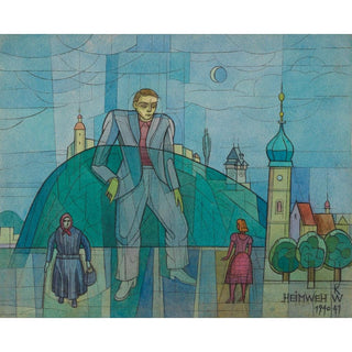 Nostalgie - Karl Wiener | Reproduction Tableau Décoration murale affiche copie