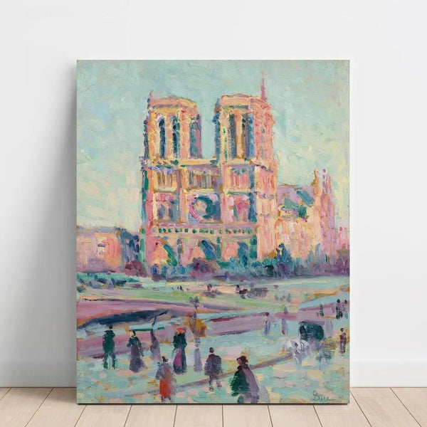 Reproduktion av målningen Notre-Dame de Paris - Maximilien Luce