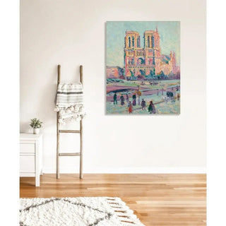 Notre-Dame de Paris - Maximilien Luce | Reproduction Tableau Décoration murale affiche copie