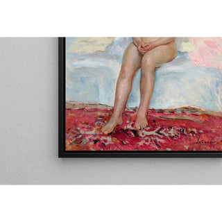 Nu Assis dans une Alcove - Henri Lebasque | Reproduction Tableau Décoration murale affiche copie