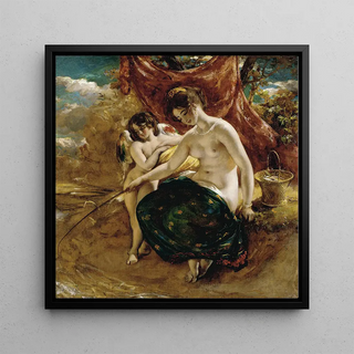 Nymphe à la pêche - William Etty