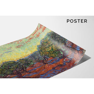 Oliveraie, Saint-Rémy - Vincent van Gogh | Reproduction Tableau Décoration murale affiche copie