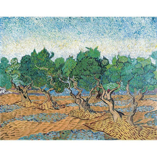 Oliveraie - Vincent Van Gogh | Reproduction Tableau Décoration murale affiche copie