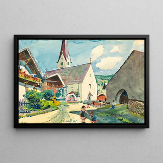Oskar Laske - Church in Mieders in Tyrol.webp
